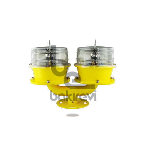 PANELSİZ SOLAR İKAZ LAMBASI (ÇİFT ARMATÜRLÜ)