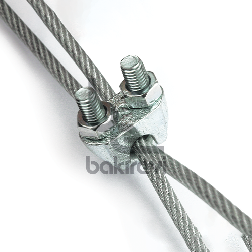 İZOLELİ ÇELİK HALAT KLEMENSİ