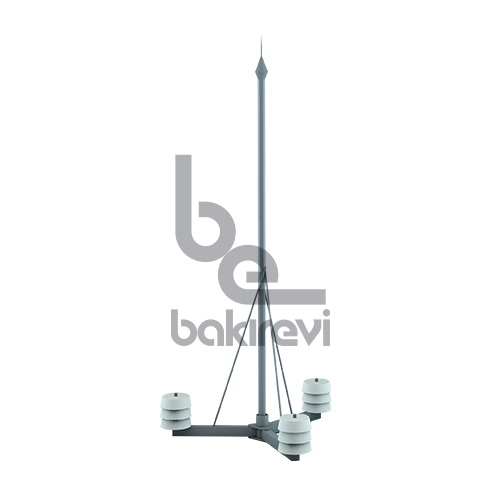 AKTİF PARATONER TRİPOD YAKALAMA UCU