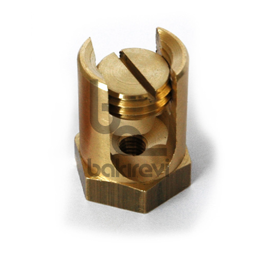 ALTI KÖŞE PİRİNÇ TESPİT ELEMANI