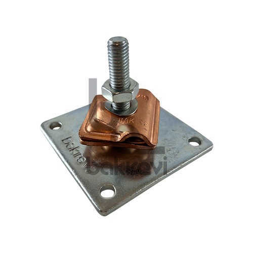 BAKIR B TİPİ KLEMENSLİ YAKALAMA UCU TABANI