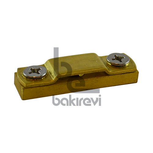 PİRİNÇ LAMA TİPİ DUVAR TESPİT KLEMENSİ