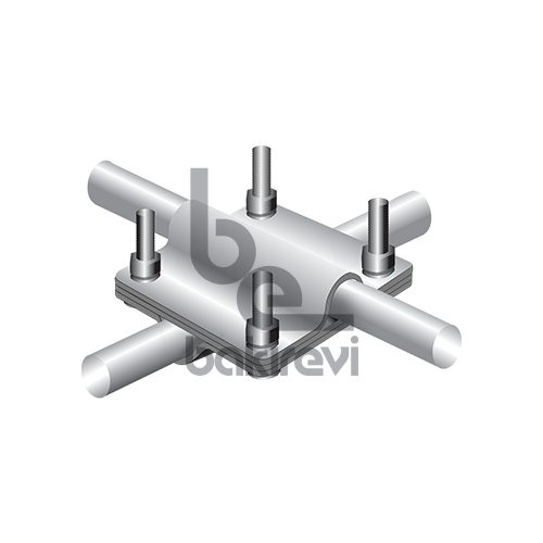 KARE TİP ALÜMİNYUM YUVARLAK İLETKEN EK KLEMENSİ