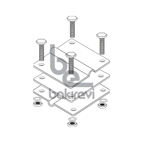 KARE TİP ALÜMİNYUM YUVARLAK İLETKEN EK KLEMENSİ